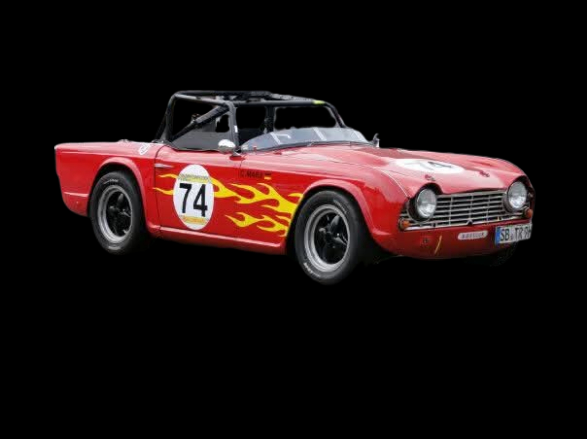 Triumph TR4 Startnummer 74